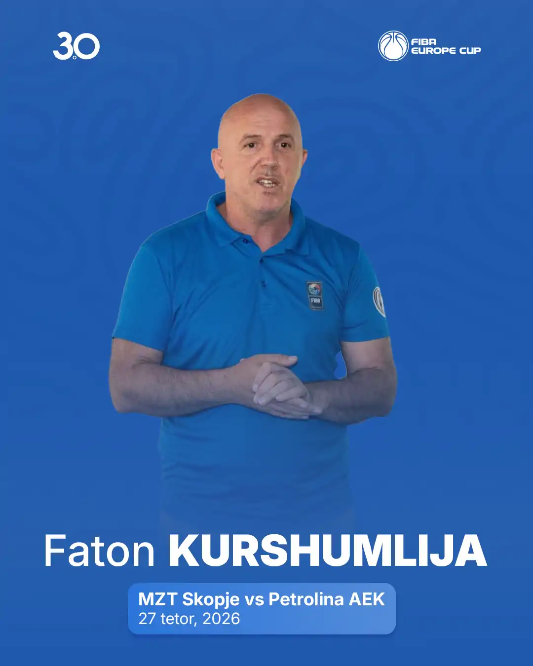 Faton Kurshumlija dhe Xhelal Mumini me nominime në FIBA Europe Cup